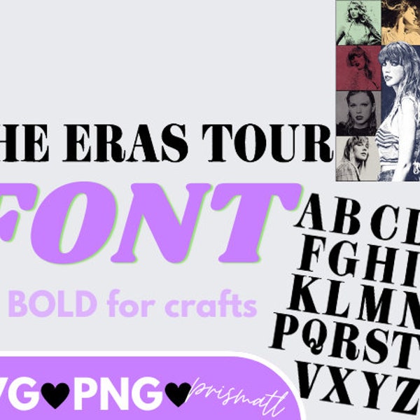 The eras tour font Etsy México