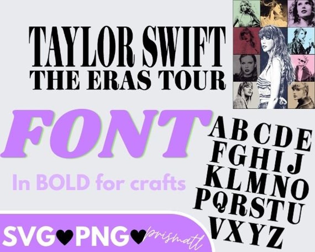 tour poster font