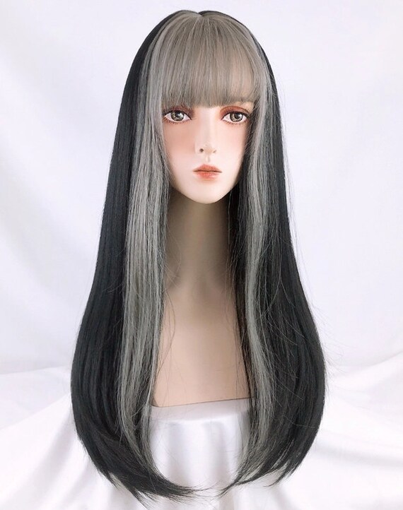 color grey wig