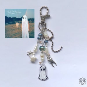 stranger in the alps (version4) handmade phoebe bridgers ghost keychain