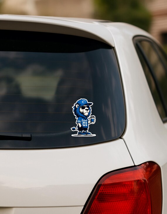Detroit Football Sticker - Bozz Prints