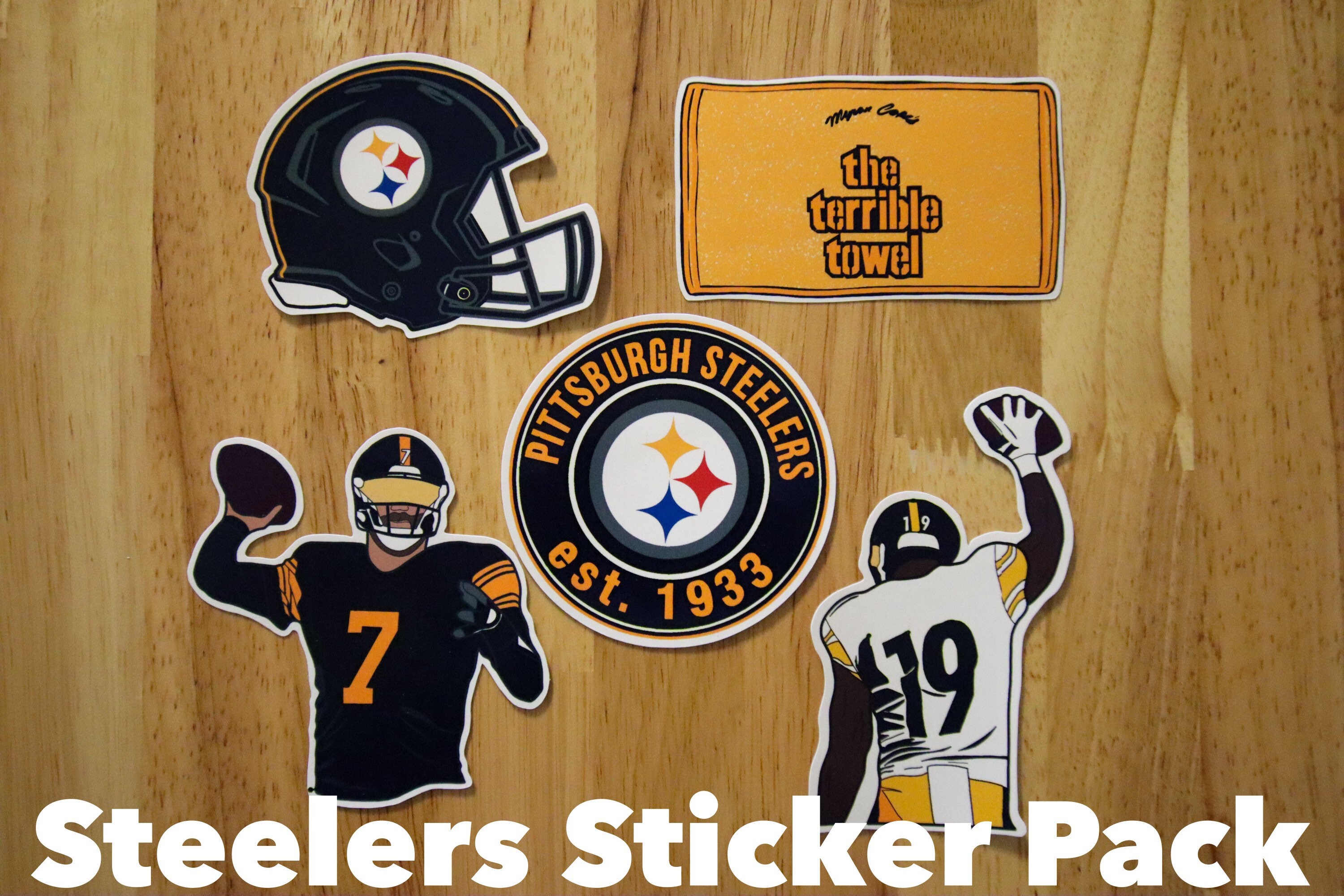 Pittsburgh Steelers Sticker Pack Etsy