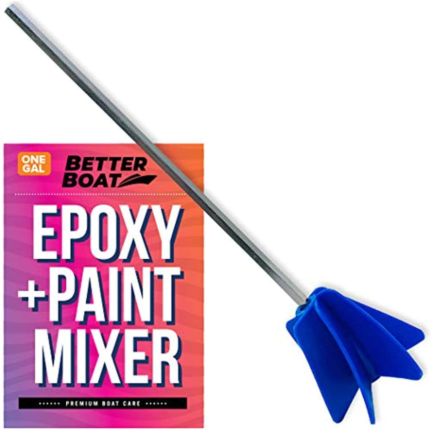 Epoxy Resin Mixer Silicone Paddles - 3 Reusable Pixiss Multipurpose Bidirectional Paint Stirrer for Drill Epoxy & Paint Mixer Drill Attachment - Paint