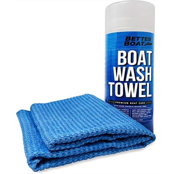 Ultra Absorbent Chamois Cloth Synthetic Shammy Towel for Car and Boat  Marine Grade Drying and Cleaning Supplies 