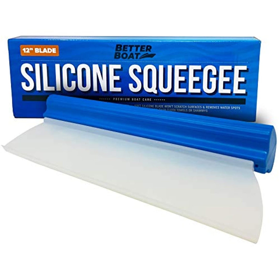 Silicone Water Blade 12 inch - Super Flexible Silicone Squeegee