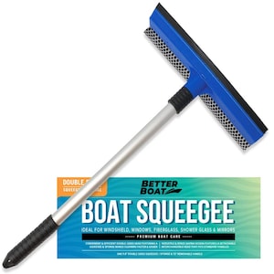 Marine Squeegee Windshield Cleaning Tool Window Squeegee Window Cleaner and Washer with Sponge Boat and Car