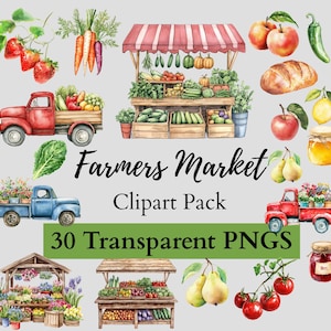 Flower Market Stand Clipart, Floral Watercolor PNG,Vegtable market stand, Farmers Market Digital Art, Crafting Clipart Collection