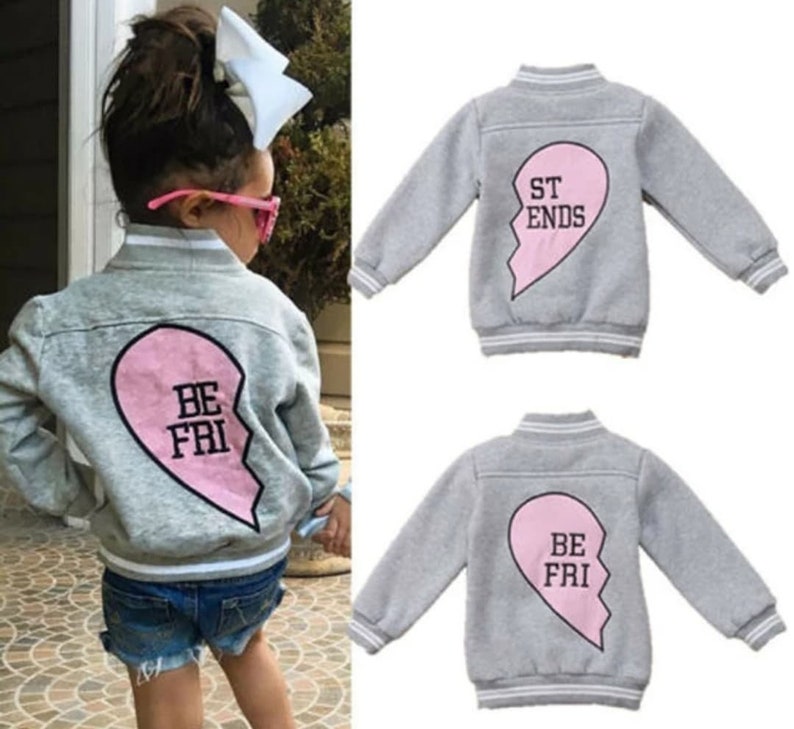 Infant Toddler Baby Varsity Jacket Custom Baby Girl Boy Varsity Jacket Customized Toddler Birthday Jacket Best Friend Matching