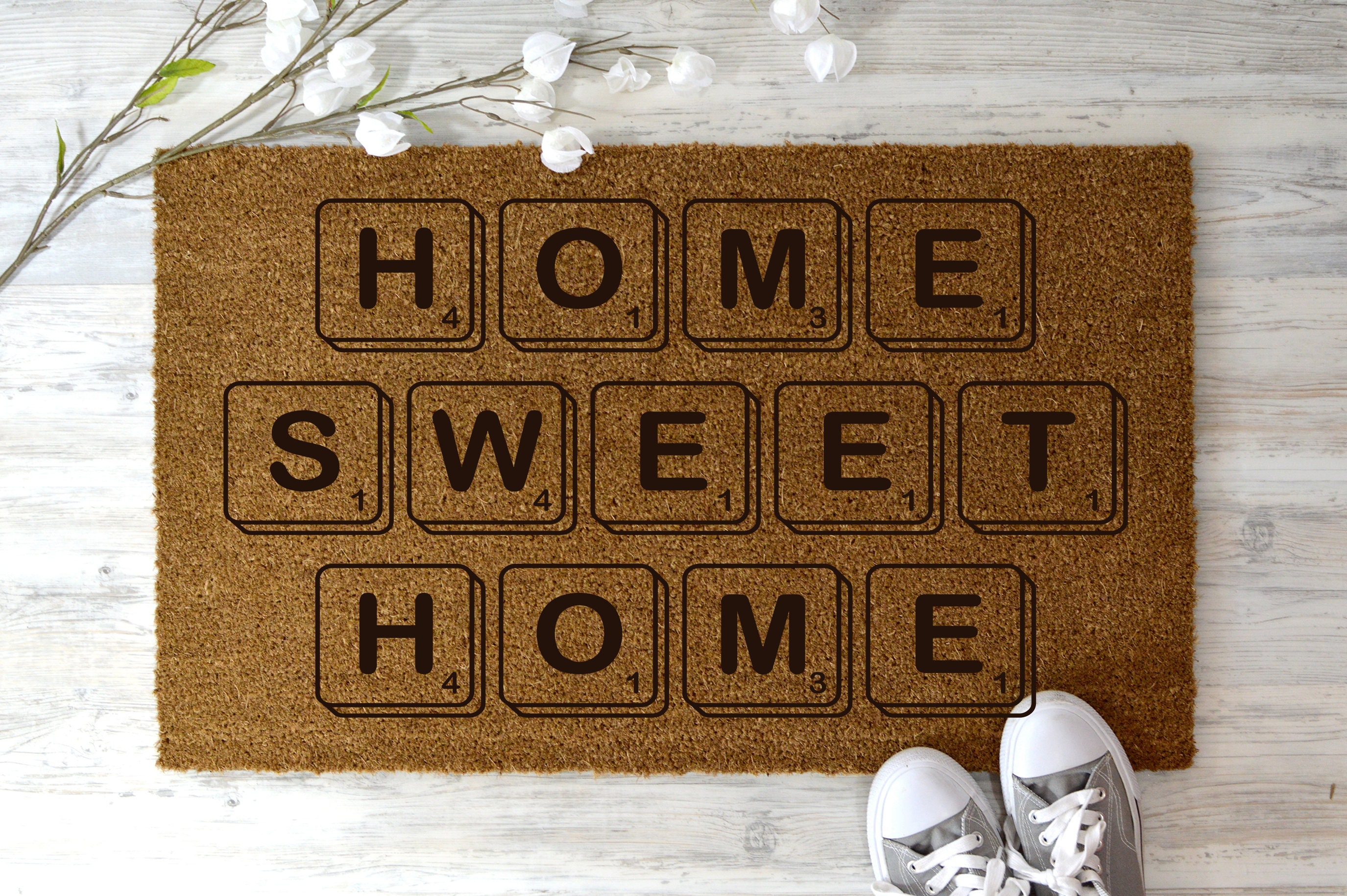 Home Sweet Home Doormat Doormat Unique Doormat Etsy