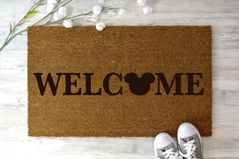Disney Doormat Mickey Mouse Doormat Disney Gift Doormat Etsy UK