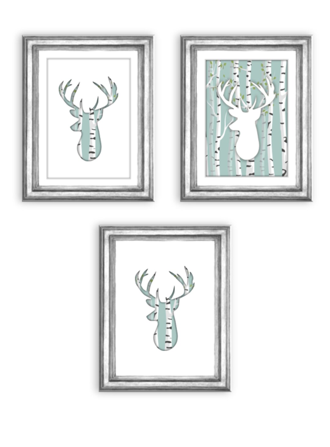 A4 Stag Head Print for Wall Decor - Etsy UK