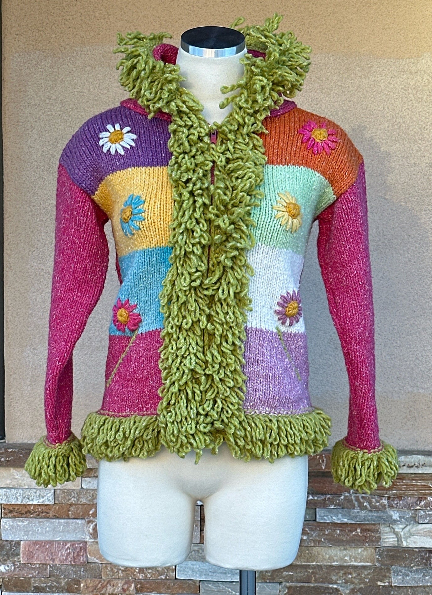 Pull Femme Unique International - Taille M, Multicolore, Neuf Avec Étiquettes