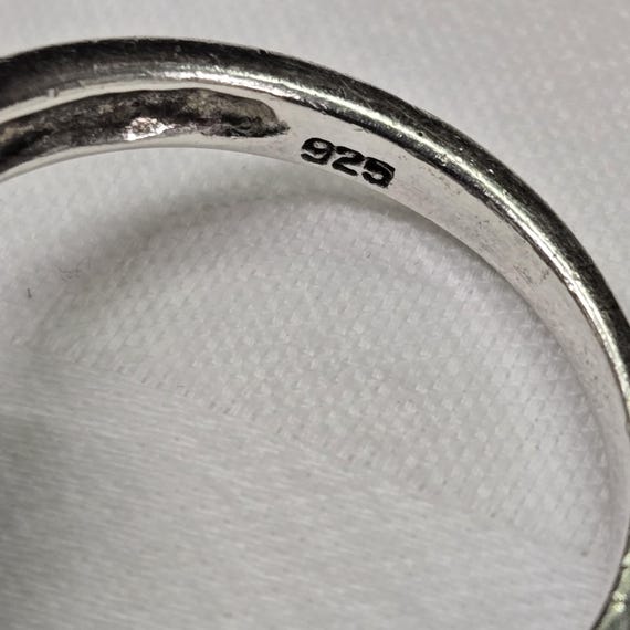 Silver 925 Ring With 2 Pearls - image 4