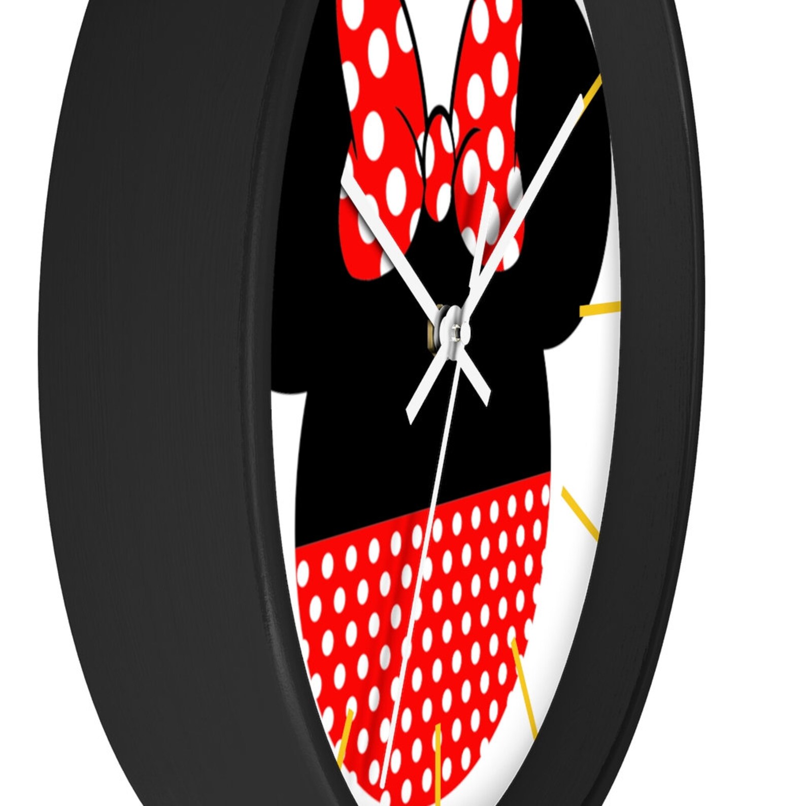 Minnie Mouse Wall Clock Disney Wall Clock 10inch Wall Etsy