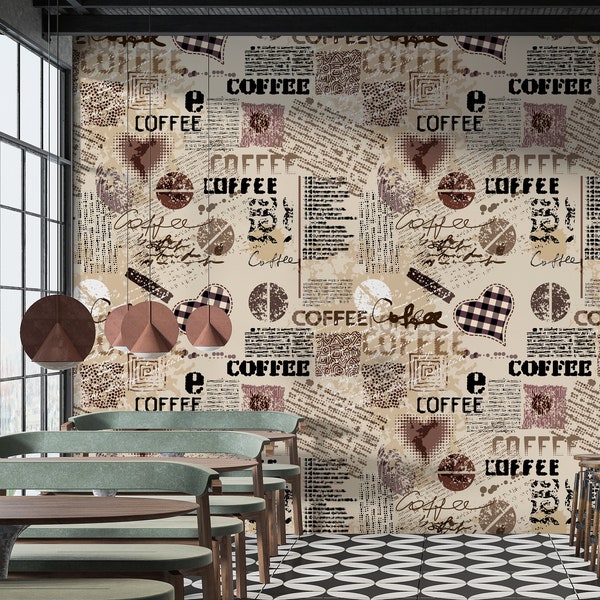 Cafe Wallpaper - Etsy