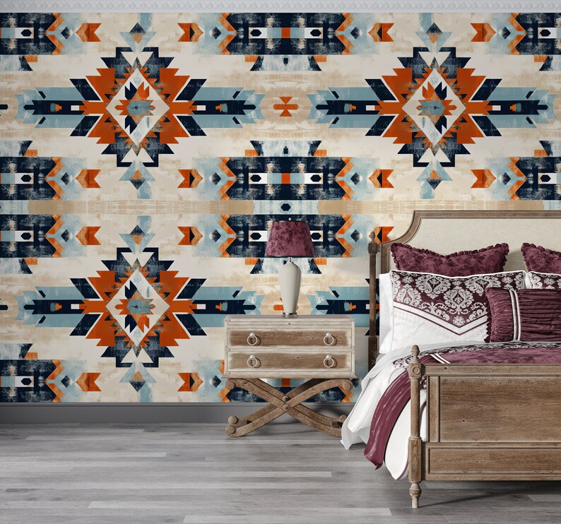 Ethnic Wallpaper, Tribal Wallpaper, Aztec Pattern Wallpaper, Carpet