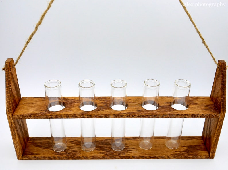 Handcrafted Vintage Glass Tube Plant Propagation Station with Etsy