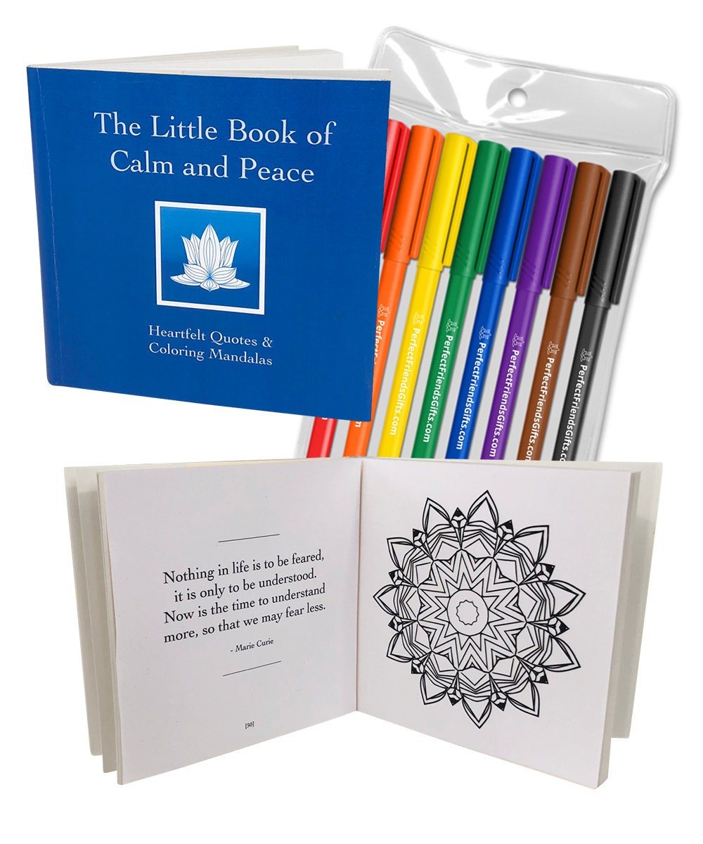 The Little Book Of Calm And Peace Heartfelt Quotes Etsy