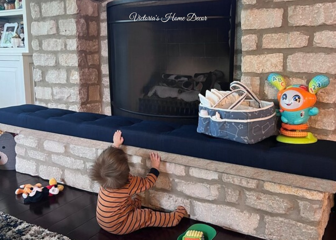 Kid -friendly Space /baby Proof Cushion to Cover Sharp Fireplace