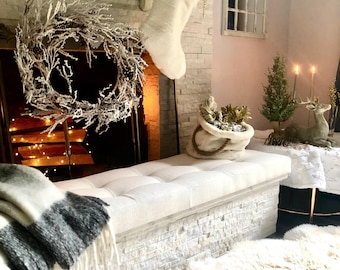 Babyproofing Custom Size Cushion - Custom Bench Seating - Fireplace Cushion - Free Quote and Fast Shipping