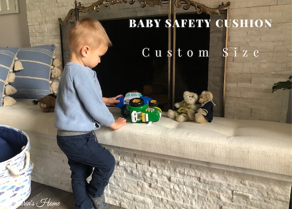 Baby Safety Cushion Fireplace Baby Proof Custom Size Cushion Cover for  Hearth Free Quote and Free Fast Shipping 