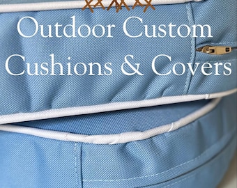 Outdoor Cushion Covers Waterproof | Patio Furniture Covers | Replacement Covers and Cushions