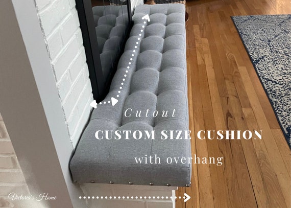 Custom Cushion Fireplace Custom Size Cushion Bench Cushion Free Quote &  Fast Shipping 