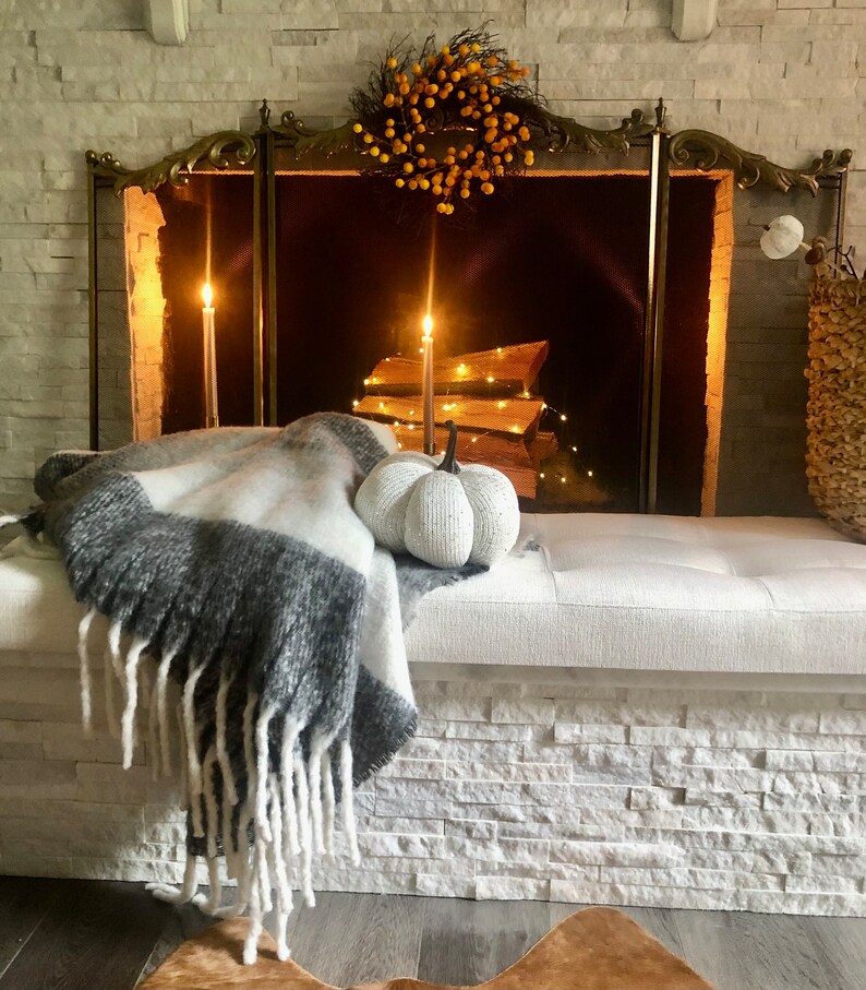 Custom Size Cushion Fireplace Cushion Hearth Cover Cushion Etsy