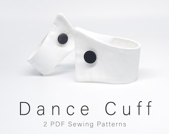 Dance Cuff Sewing Pattern | Costume Pattern | Detachable Faux Cuff | Cosplay Pattern | Easy Pattern for Beginners & Step-by-Step Tutorial