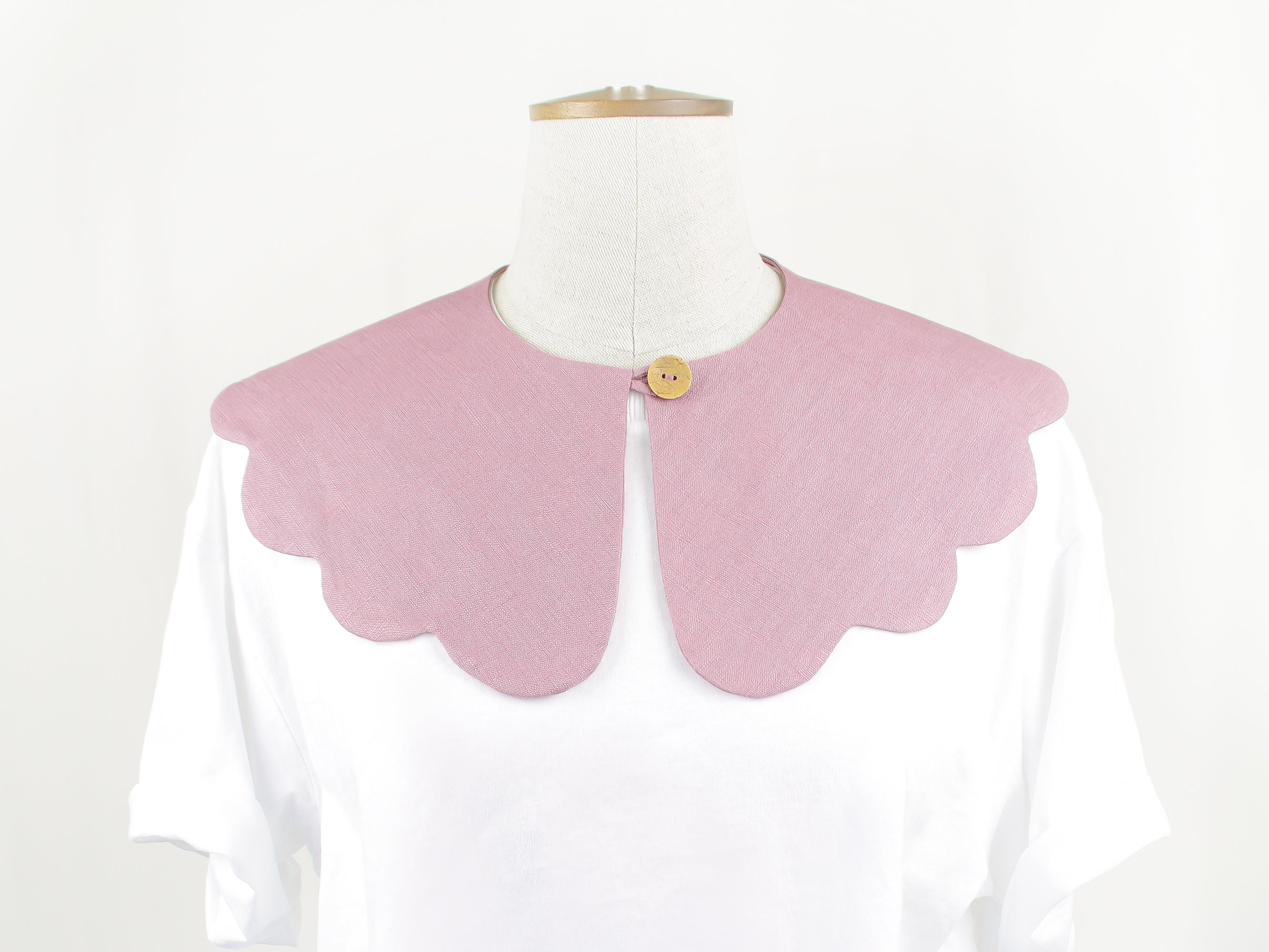 Scalloped Collar Pattern PDF Sewing Pattern Removable Petal Etsy UK