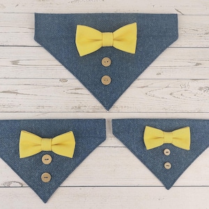 Dog Bandana and Bow Tie PDF Sewing Pattern | Pet Over the Collar Bandana| Pet Accessory | Easy Beginners Sewing Project | Cat Bandana
