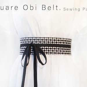 Obi-Belt Sewing Pattern | Fabric Warp Around Belt | Cosplay Pattern | Obi Belt Easy Sewing Pattern with Step-by-Step English Tutorial