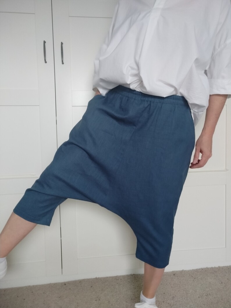 Harem Pants Sewing Pattern Tutorial instant download 9 UK Etsy