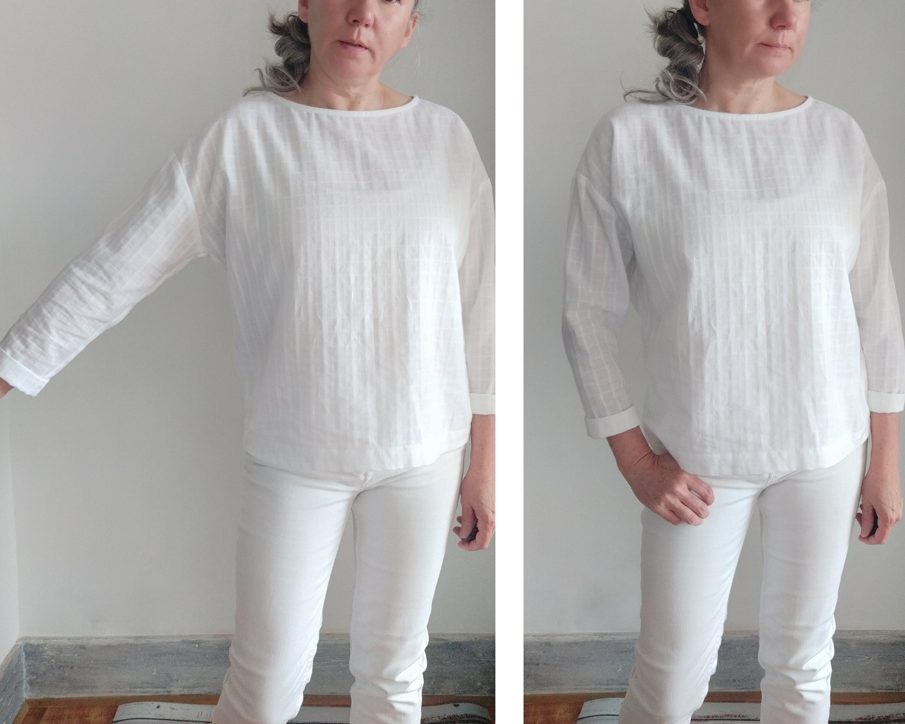 Boxy Top Easy Sewing Pattern | Square Top Easy Sewing PDF Pattern ...