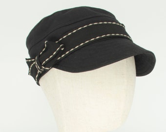 Unisex Hat Sewing Pattern | Cadet Style Hat | PDF Sewing Pattern | Easy Sewing Project
