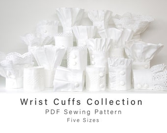 Detachable Cuff Sewing Pattern | Cosplay Pattern | Detachable Faux Wrist Cuff | Dance Cuff | English Tutorial | Handmade Gift | Make to Sell