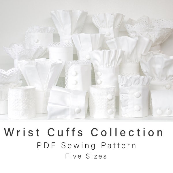 Detachable Cuff Sewing Pattern | Cosplay Pattern | Detachable Faux Wrist Cuff | Dance Cuff | English Tutorial | Handmade Gift