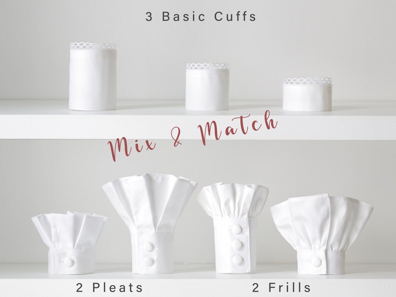 Detachable Cuff Sewing Pattern Cosplay Pattern Detachable Faux Wrist Cuff Dance Cuff English Tutorial Handmade Gift Make to Sell image 3