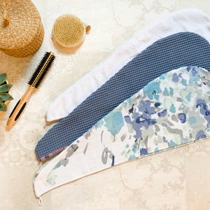 Head Wrap Towel Sewing Pattern  | Turban Twist | Wrap Shower Cap with Step-by-Step English Tutorial | Easy Sewing Pattern