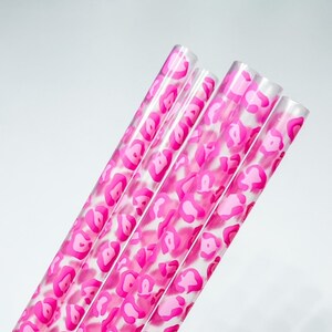 1/6Pcs Christmas Straws Reusable Plastic Spiral Xmas Colourful Drinking  Straws