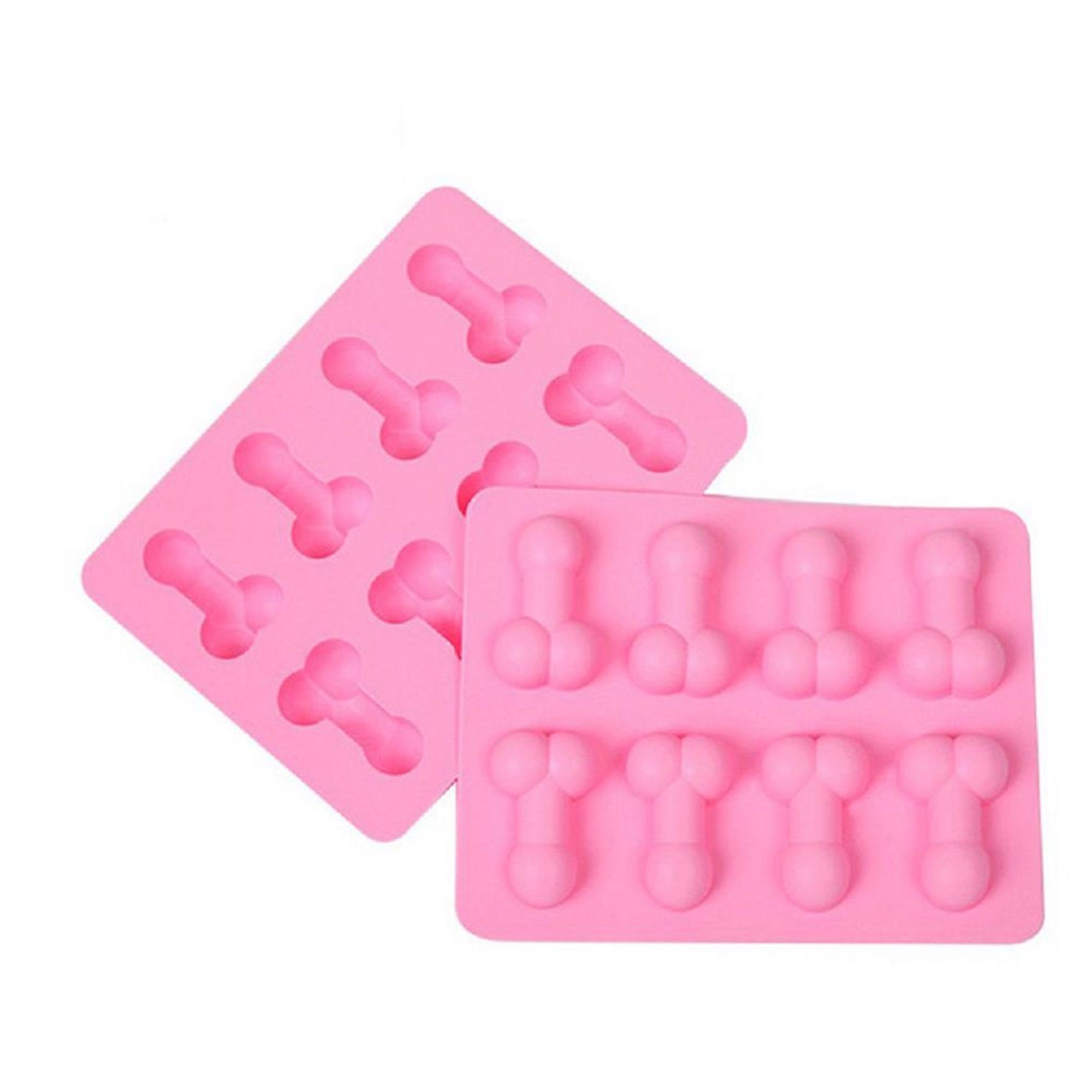 Growment 3Pcs Prank Silicone Ice-Cube Trays for Bachelorette Party