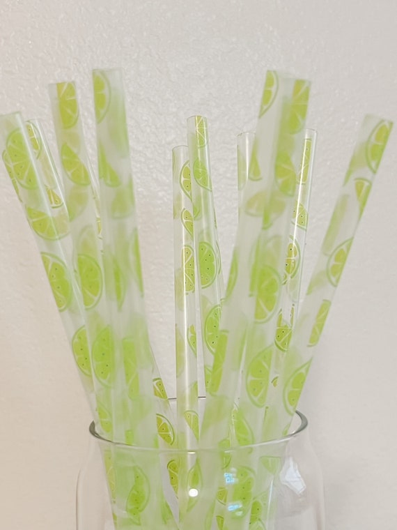 Lime Straws, Margarita Straw, Cinco De Mayo Straw, Final Fiesta