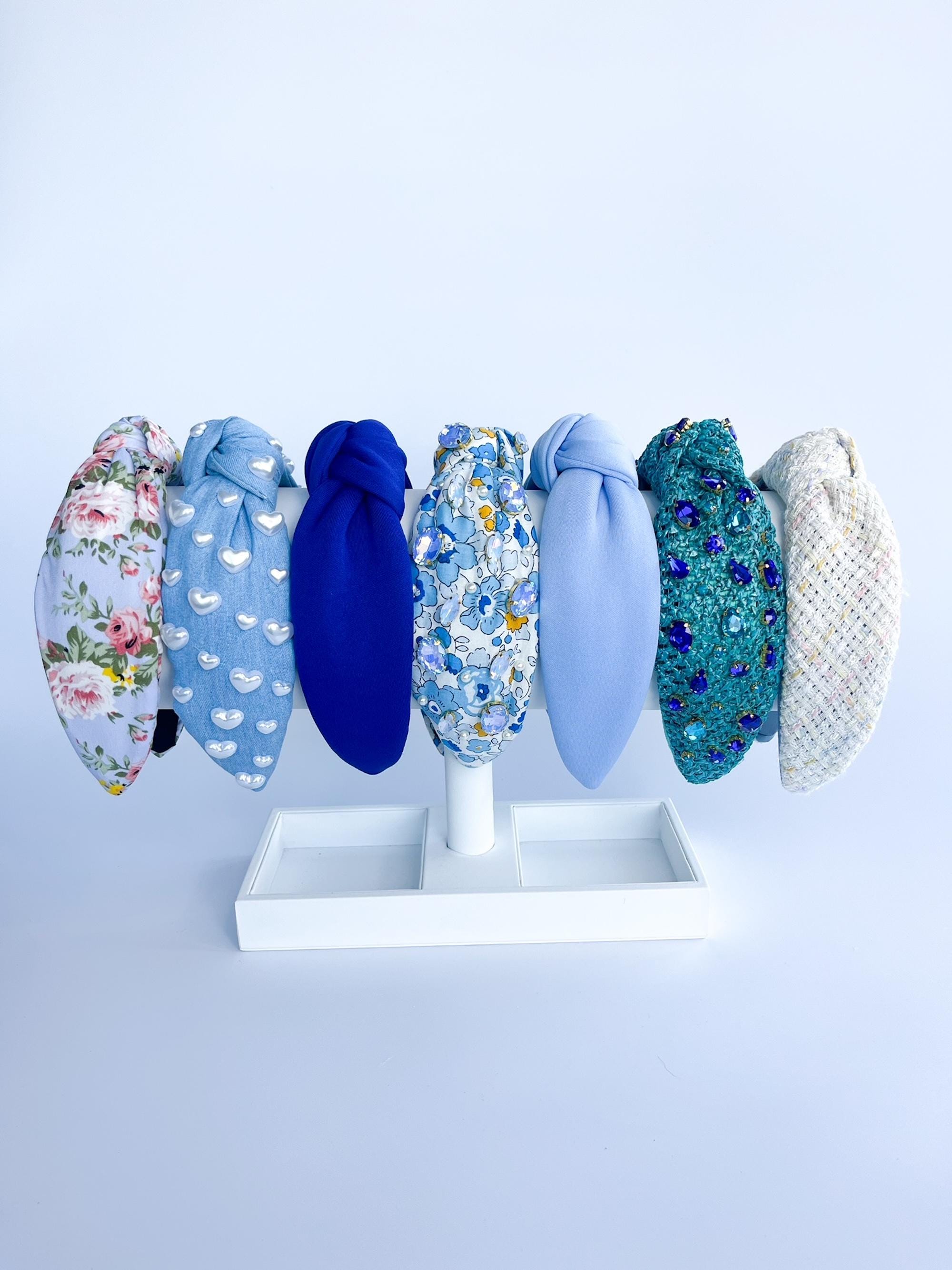 Fancy Blue Headband - Etsy display picture 1
