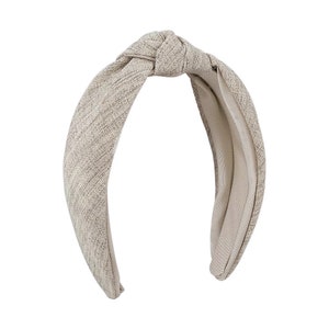 European Tweed Top Knot Headband, Knotted Headband, Fall Headband ...