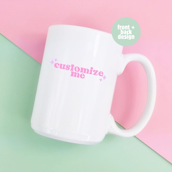 Custom Retro Mug – Personalized Gift Mug, Any Words