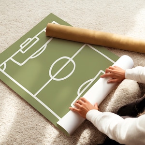 Set Of 3, Football Prints, Football Decor, Sports Prints, Football Bedroom Decor, Boys Bedroom Prints, Gifts For Football Fans, Personalised image 3