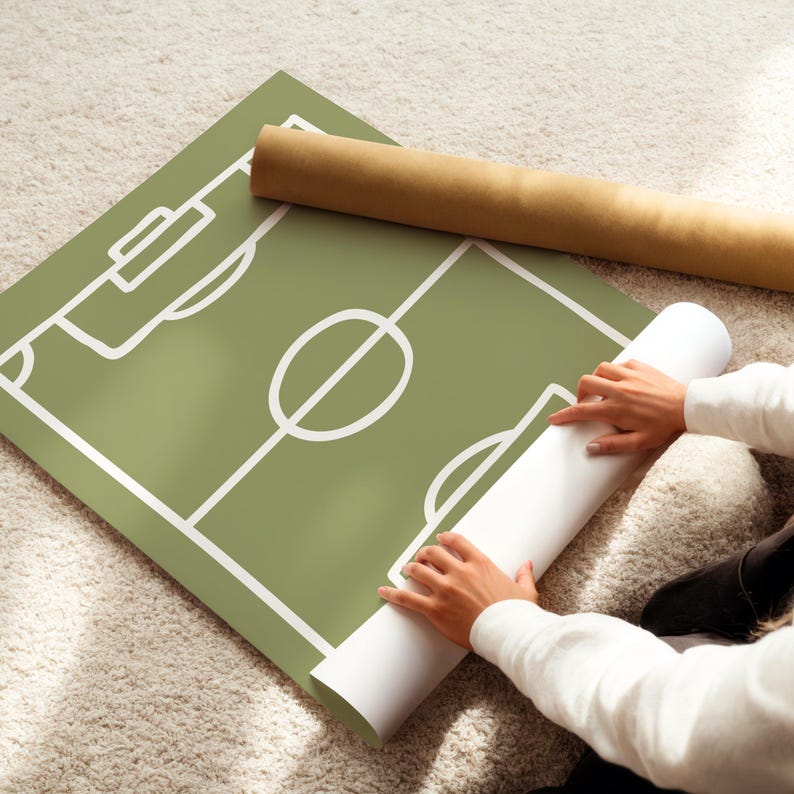 Set Of 3, Football Prints, Football Decor, Sports Prints, Football Bedroom Decor, Boys Bedroom Prints, Gifts For Football Fans, Personalised image 3