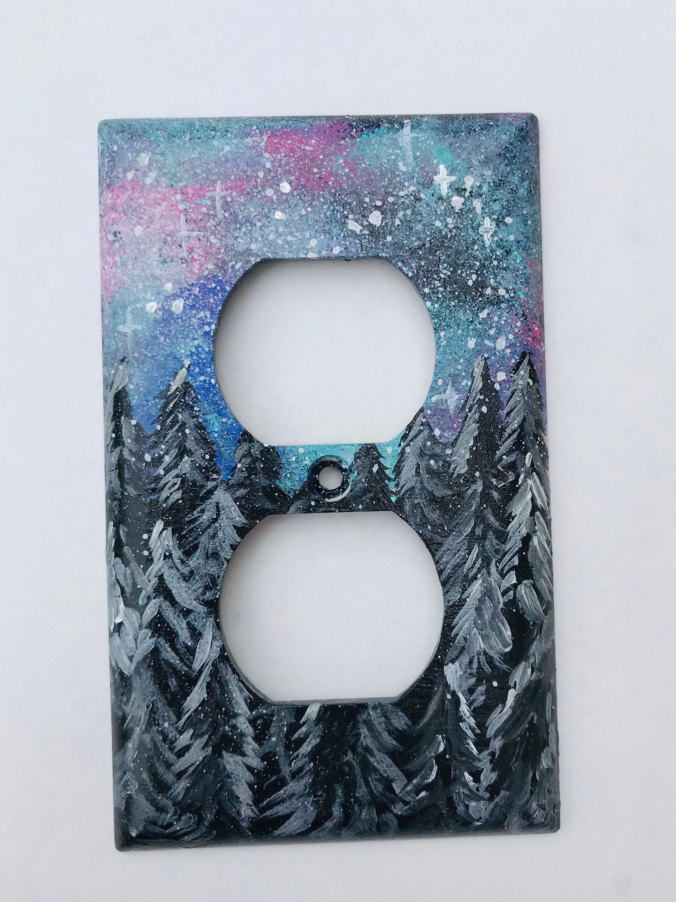 Custom Hand Painted Outlet Covers Light Switch Covers Etsy