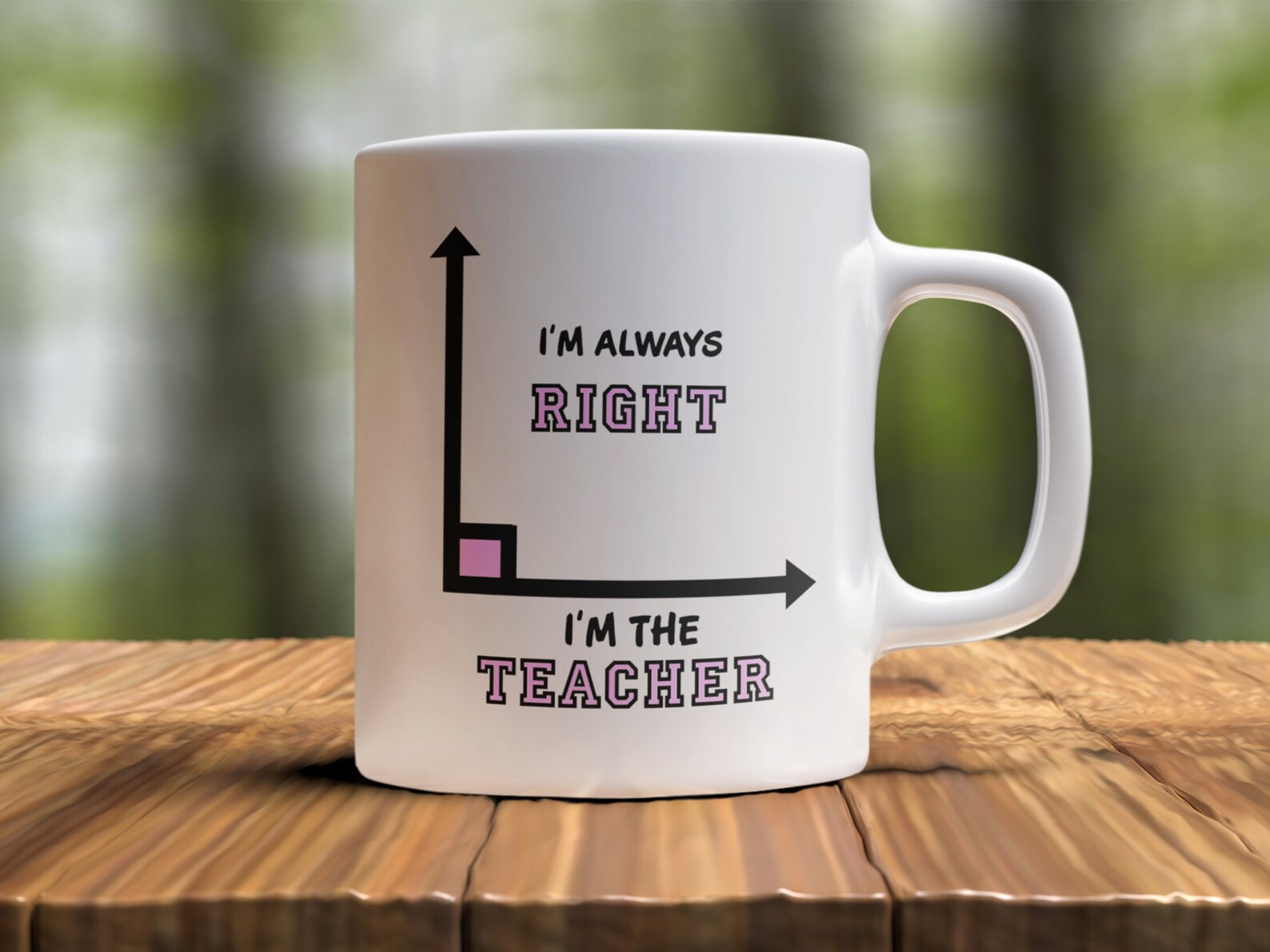 Math Teacher Mug Teacher Mug Best Teacher Teacher Gift Etsy