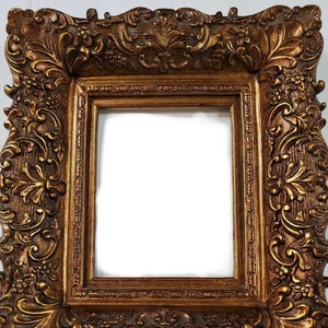 4.75&quot; gold Ornate Deluxe Antique Frame photo art gallery 256G frames4artcom